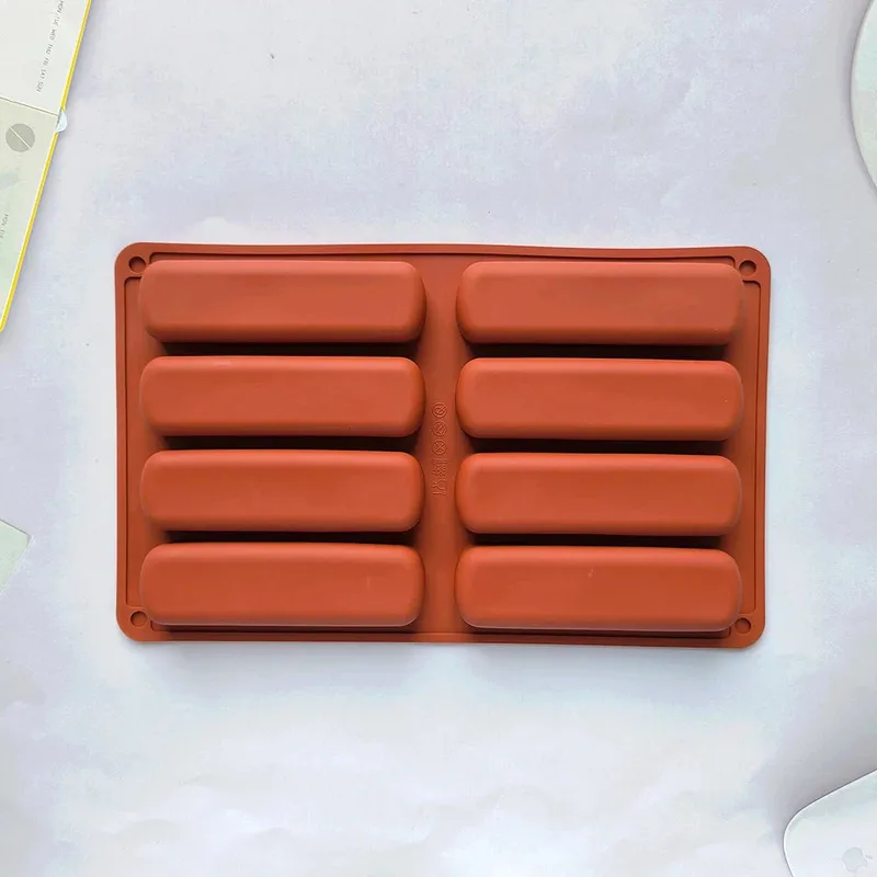 1pc, 8-Cavity Silicone Soap Making Mold, Suitable for Polymer Clay, DIY Crafts, Candle Creation - Durable, Easy to Us image 6