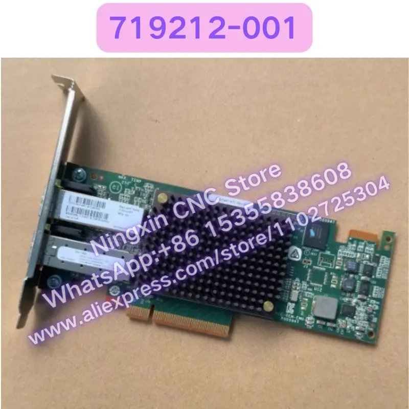 

Second-hand C8R39A SN1100E 719212-001 16GB 2P dual-port HBA fiber card Functional test OK Fast delivery