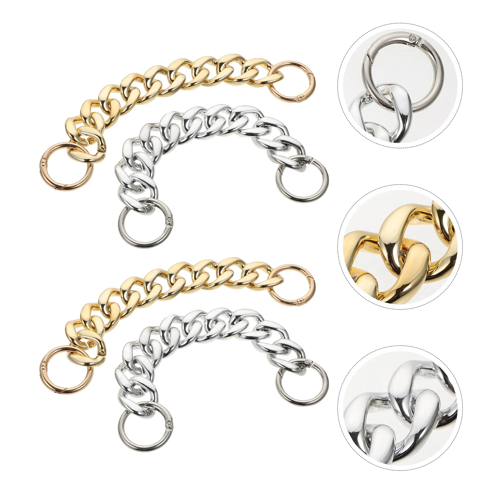 

Acrylic Shoe Decorative Accessories Buckle Chain Reusable Jewelry Anklet DIY Sandals Footwear Decoration Bright Colors Creative