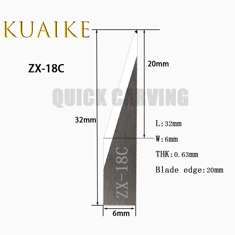 10PCS ZXT Lama da taglio Coltello oscillante Zhuoxing Lama vibrante ZX-17AT ZX-18C ZX-25AT ZX-26C ZX-35AT ZX-311 ZX-35 ZX-3161K