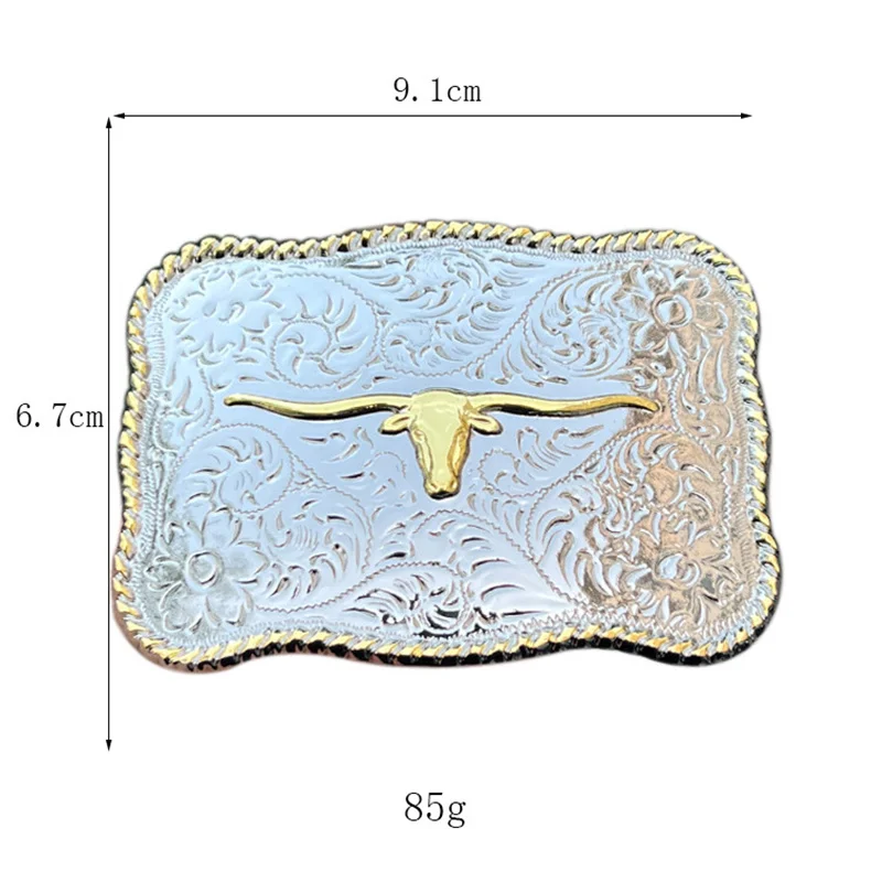 Goldene Stierkopf gürtels chnalle im westlichen Stil Europa und Amerika