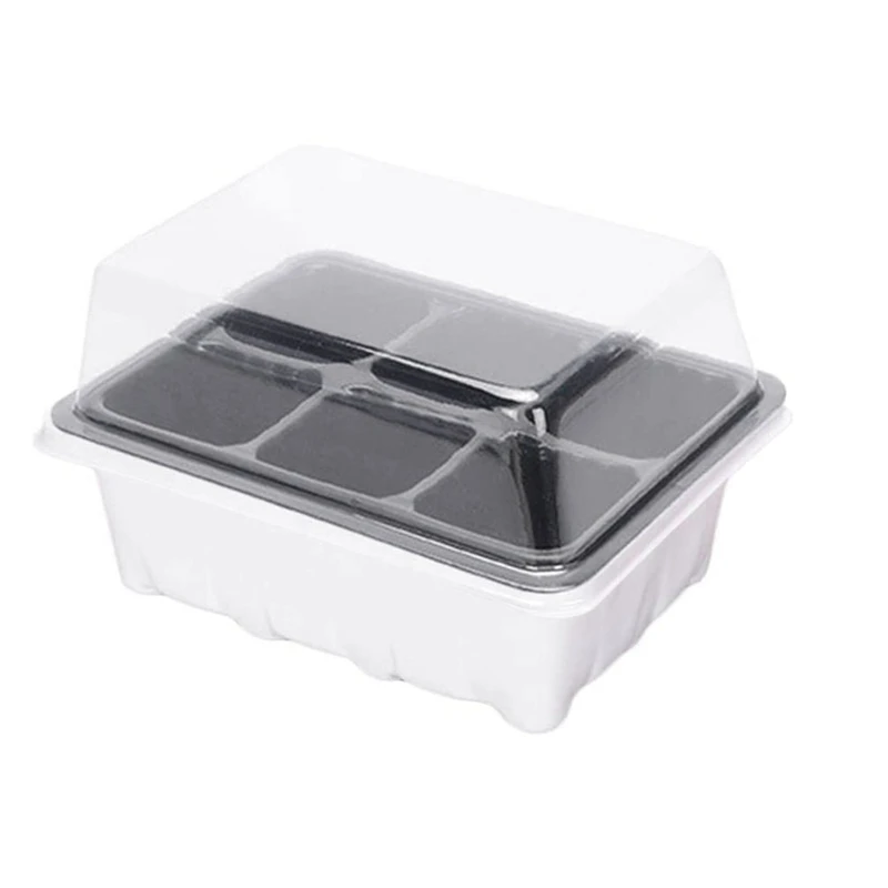 

6Pcs / 6 Holesseedling Tray Planting Seed Tray Kit Plant Germination Box