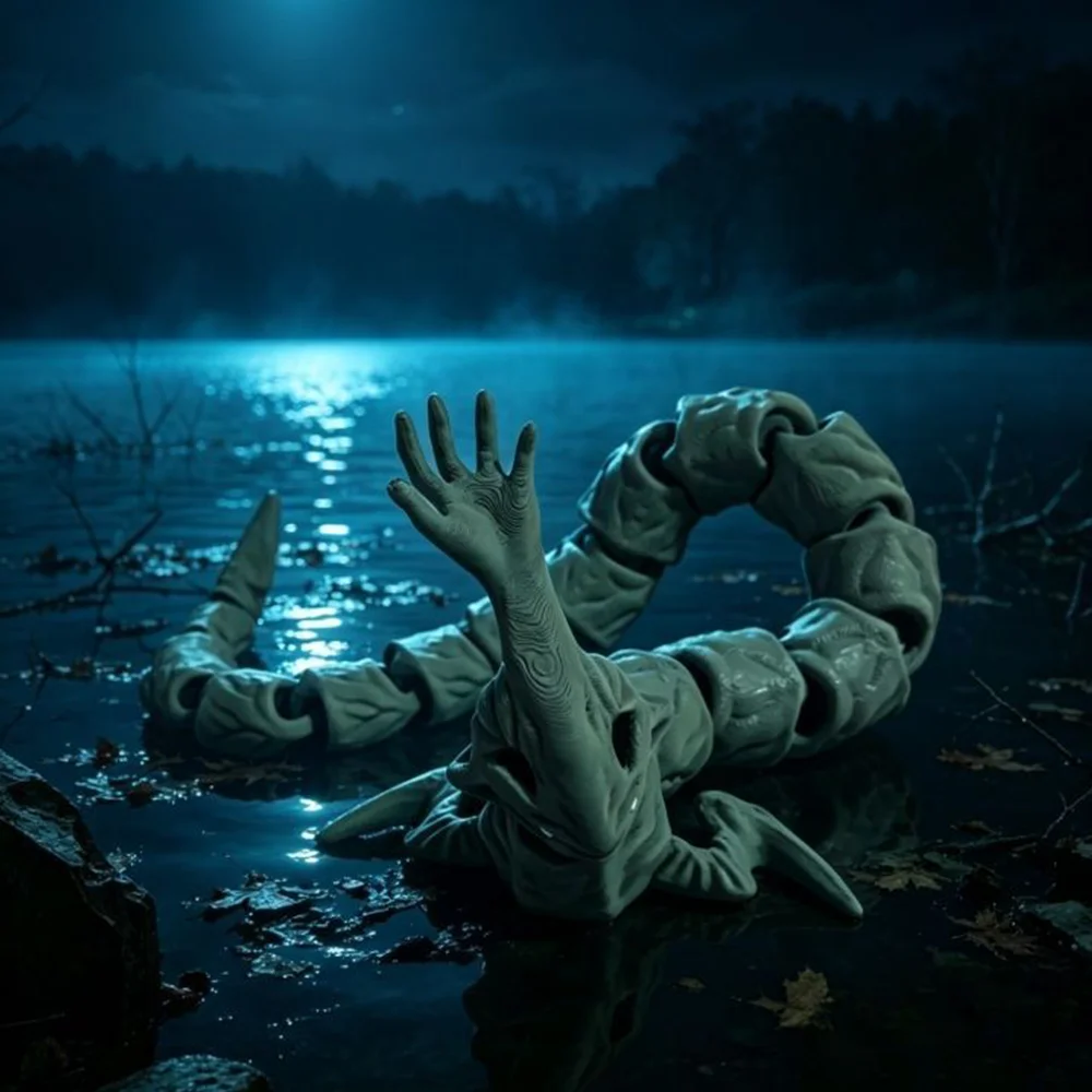 2026 New 3d Printed Large Subnautica Sea Monster Action Figure El Gran Maja Figure Sea Monster Figure Figurine ﻿Ornament