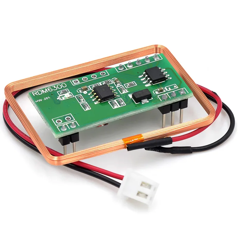 Микроконтроллер RDM6300, модуль считывания идентификационных карт, RFID-модуль, последовательный выход UART