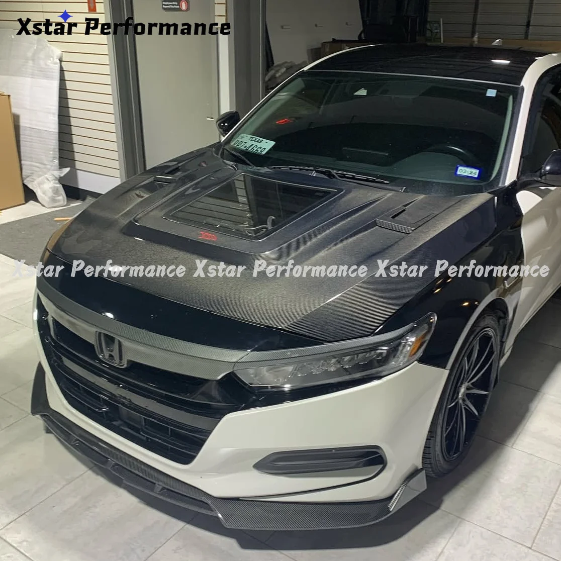 

ДЛЯ 2018-2022 hd Accord 10th 2018-2022Cmst Стиль Капот из углеродного волокна