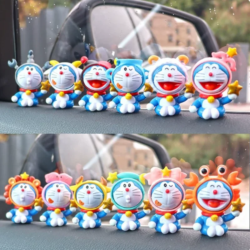 

New Anime Twelve Constellations Machine Cat Blind Box Handmade Cute Action Figure Desktop Ornament Surprise Gift For Fans