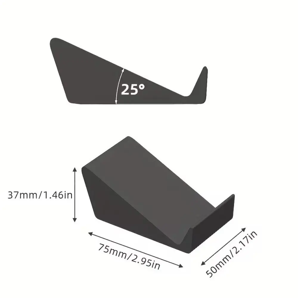 2Pcs High Quality Raised Angle Soundbar Stand Base 3D Printed Elevated Audio Equipment Riser Speaker Holder Accessories view 6
