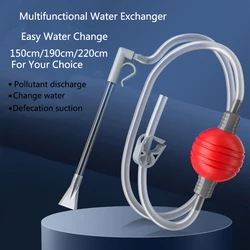 Aquarium Fish Tank Water Changer Air Pump Cleaning Tools Aquarium Gravel Cleaner Vacuum Siphon Pump with Filter Nozzle New