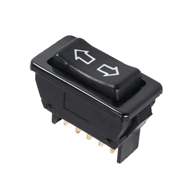 Bouton de commutation de vitre électrique universel, 5 broches, 20A, 12VDC, pour voiture, camion, véhicule-A61E