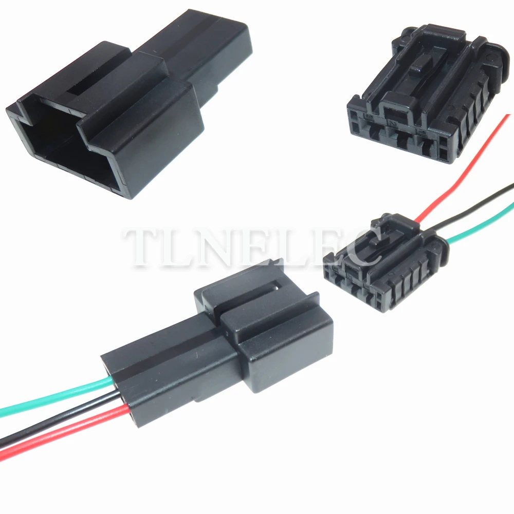 3 Pin Way Automotive Unsealed Socket with Wires Auto Male Female Wiring Harness Connectors For Peugeot Citroen 98821-1031