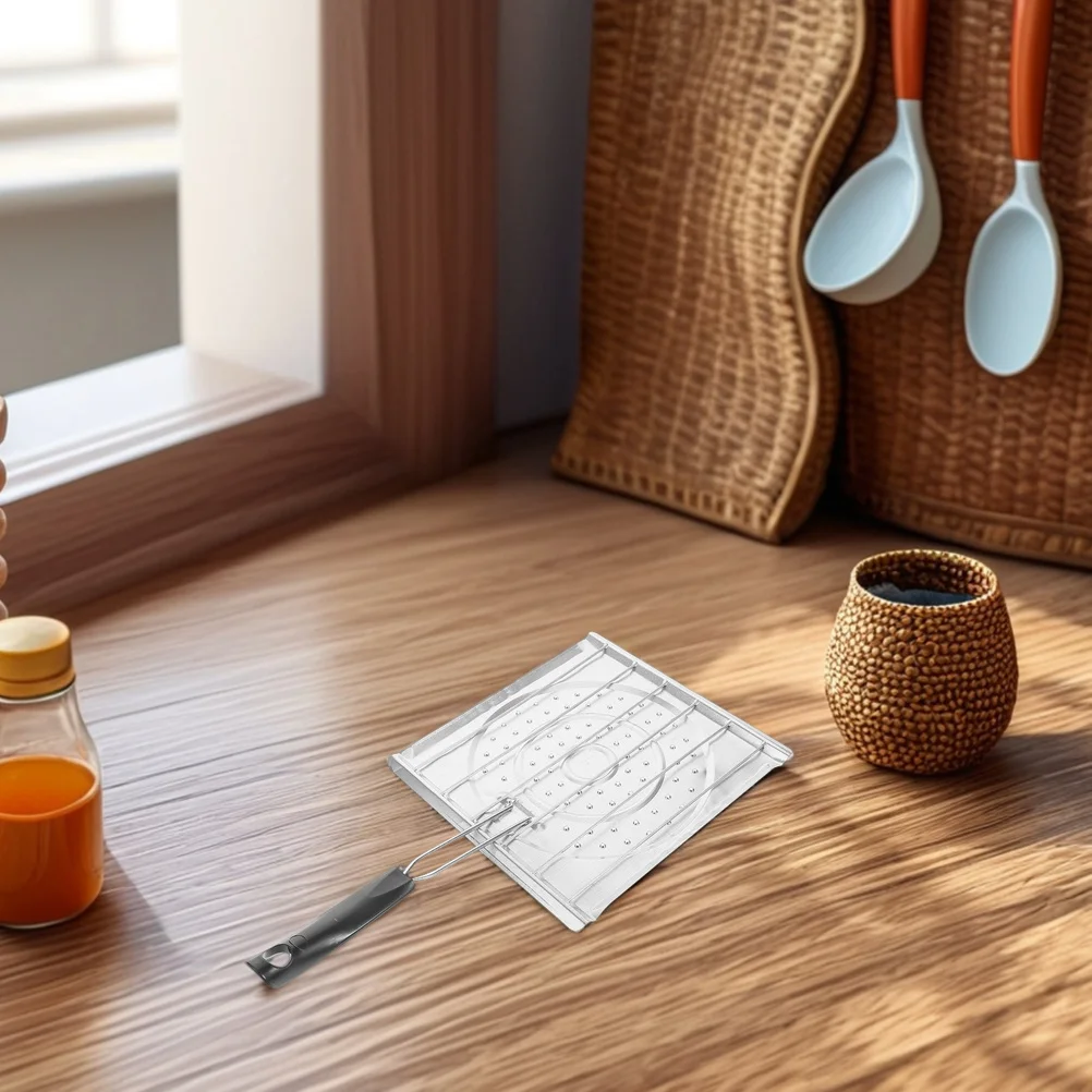 

2pcs Grill Rack For Foldable Barbecue Grill Tray Bread Baking Stovetop Toaster Tortilla Camping Cookware Outdoor Bbq Tray