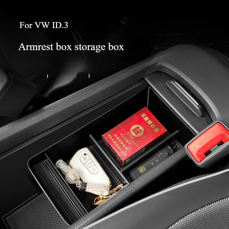 

For 2021-2025 Volkswagen ID3 Armrest Storage Box Special Interior Supplies Handle Storage Box Accessories