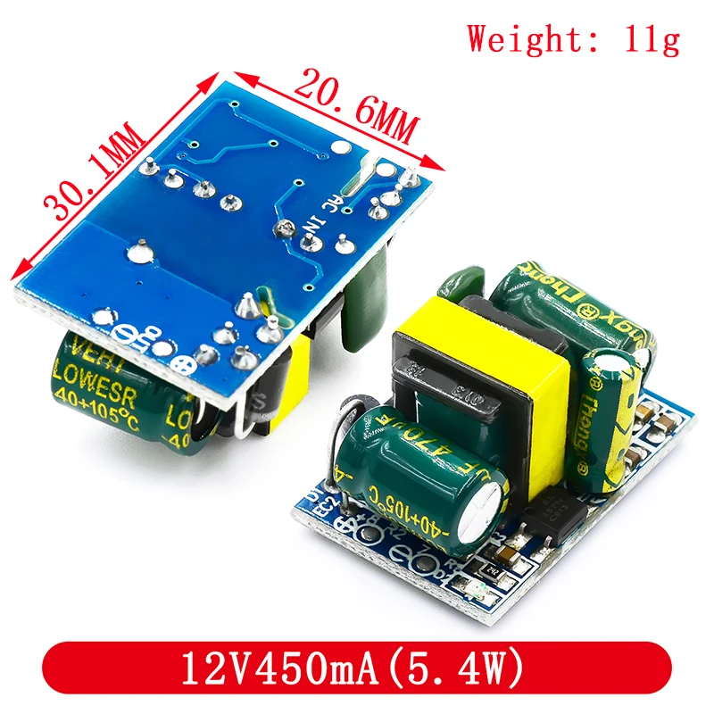 AC-DC 5V 700mA 12V 450mA 9V 500mA 3.5W Precision Buck Converter AC 220V to 5V DC step down Transformer power supply module