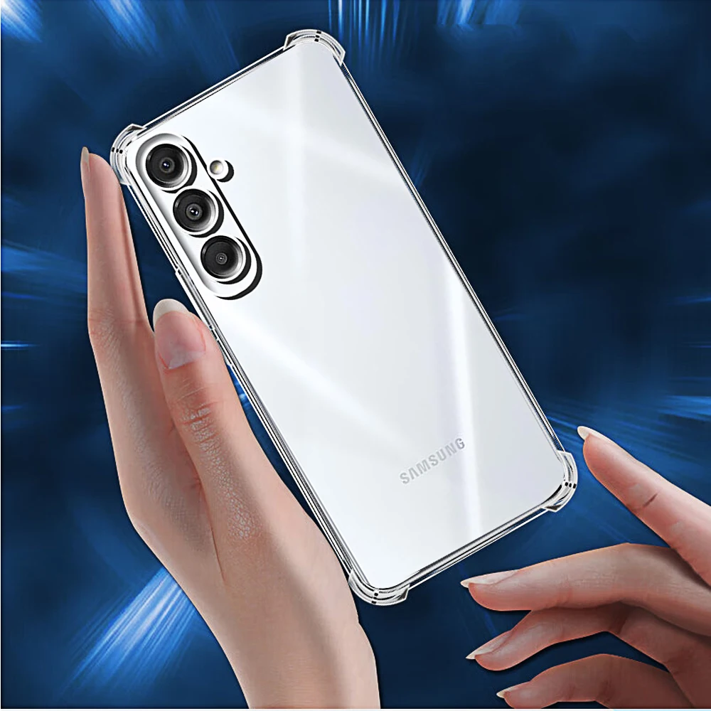 Shockproof Phone Case for Samsung Galaxy A16 5G A15 5G 4G A25 A35 A55 Transparent Clera Back Covers A 16 15 25 35 55 phonecases