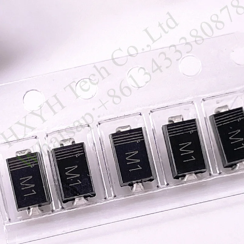 (100pcs/Bag) 1N4001 1N4002 1N4004 1N4007 Marking M1 M2 M4 M7 SMA 1A 50V 100V 400V 1000V Rectifier diode