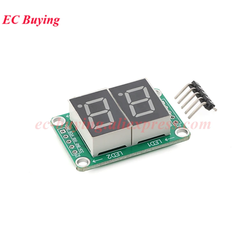 10 قطعة/1 قطعة محرك ثابت 2 3 4 قطعة 0.5 بوصة أنبوب رقمي LED وحدة عرض 0.5 '2 الرقمية 74HC595 أنبوب سلسلة لاردوينو لتقوم بها بنفسك