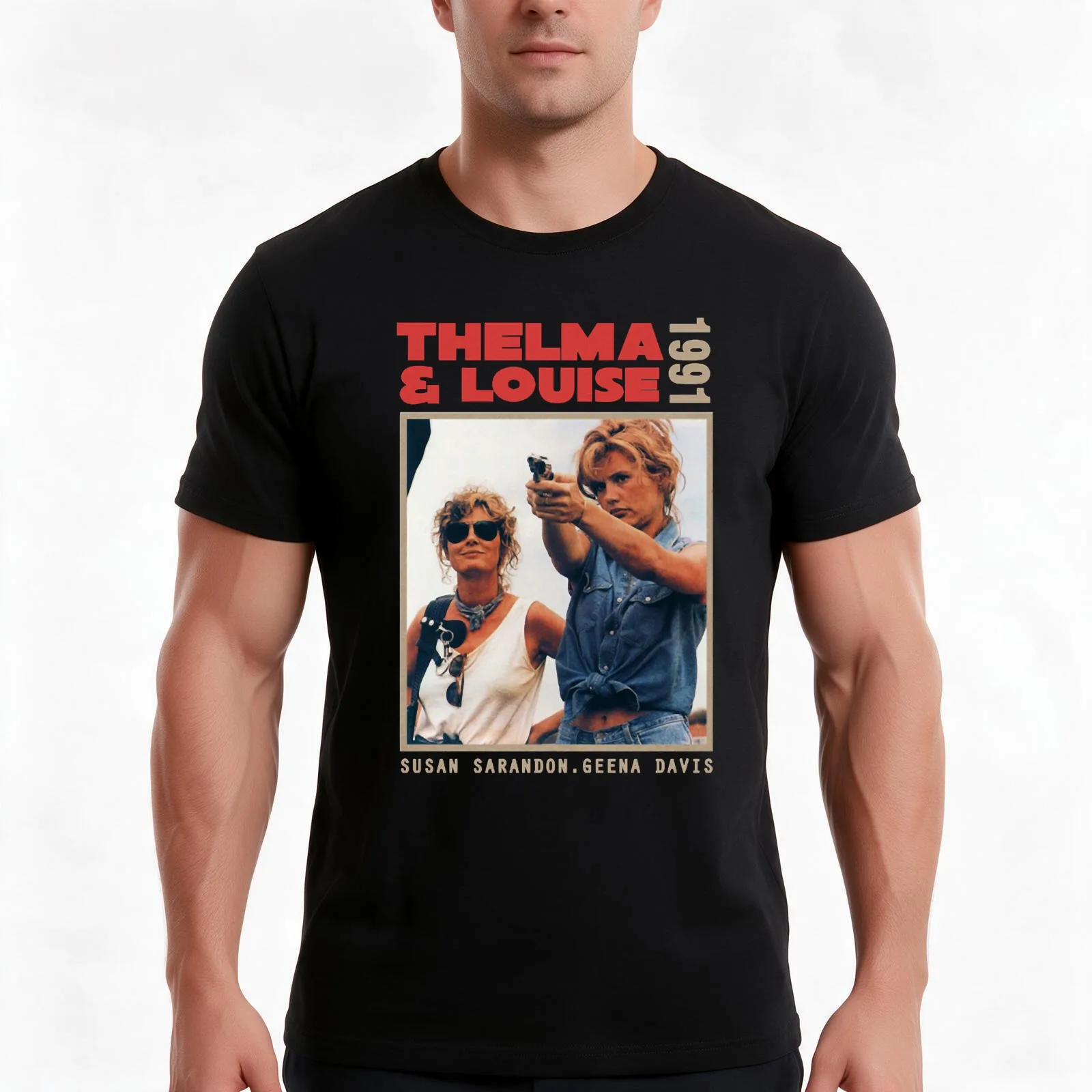Thelma And Louise - 1991 T-Shirt Summer Casual Cotton Tee Oversized Streetwear Tops Vintage Graphic Print Unisex Men Women