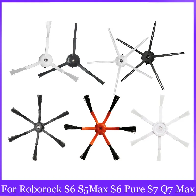 Wymienna szczotka boczna dla Roborock S6/ S5 Max / S6 czysty/S7/Q7 Max / Max + / T8 Robot części zamienne do odkurzaczy akcesoria