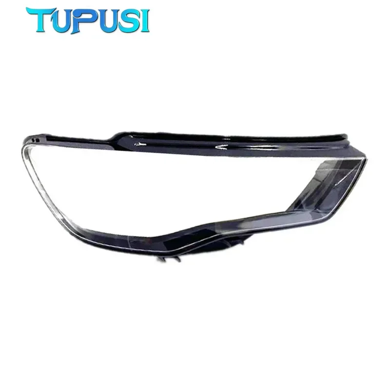 لأودي A3 S3 8 فولت 2013-2016 سيارة عدسة المصباح الأمامي عاكس الضوء شفافة العلوي عاكس الضوء غطاء حماية الضوء #2