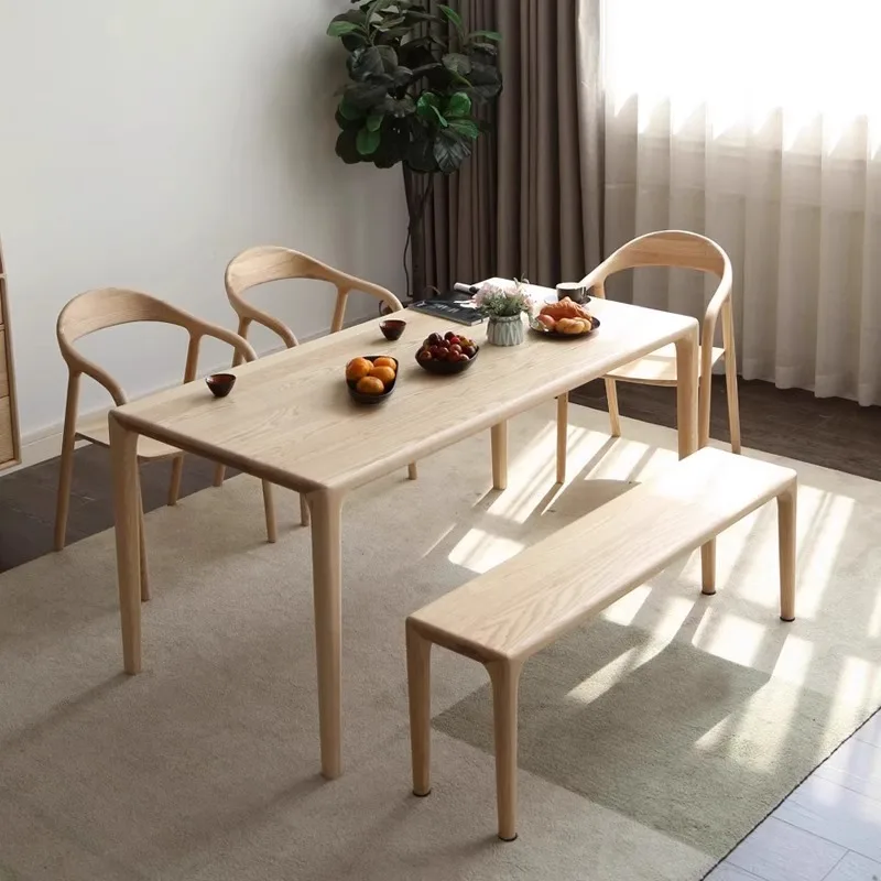

Household living room rectangular coffee table Japanese office desk mortise and tenon