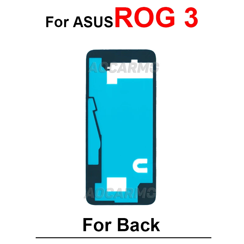For ASUS ROG Phone 5 5S 6 7 Pro 2 3 ZS673KS Back Cover Adhesive Rog5 ROG3 ZS660KL Rear Sticker Glue Tape