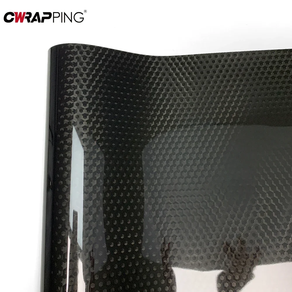 

Hexagonal Motorcycle Adhesive Vinyl Car Stickers TPF Sticker for Car Tuning Accessories Auto Bubble-free PET Waterproof Glossy