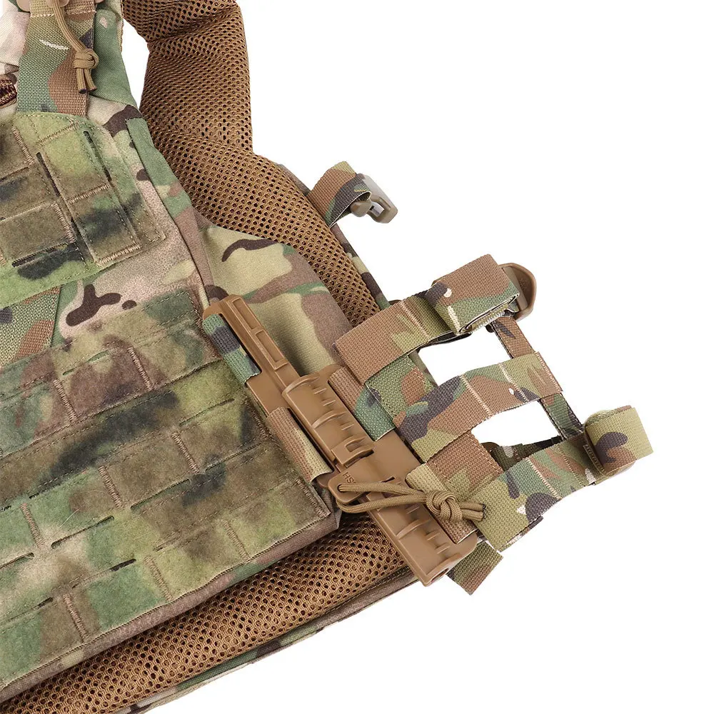 Imagem -05 - Caça Vest Tático com Molle Quick Release Sistema Porta-placa Rápido Ajustar Cummerbund Airsoft Agilite Combat Gear K19