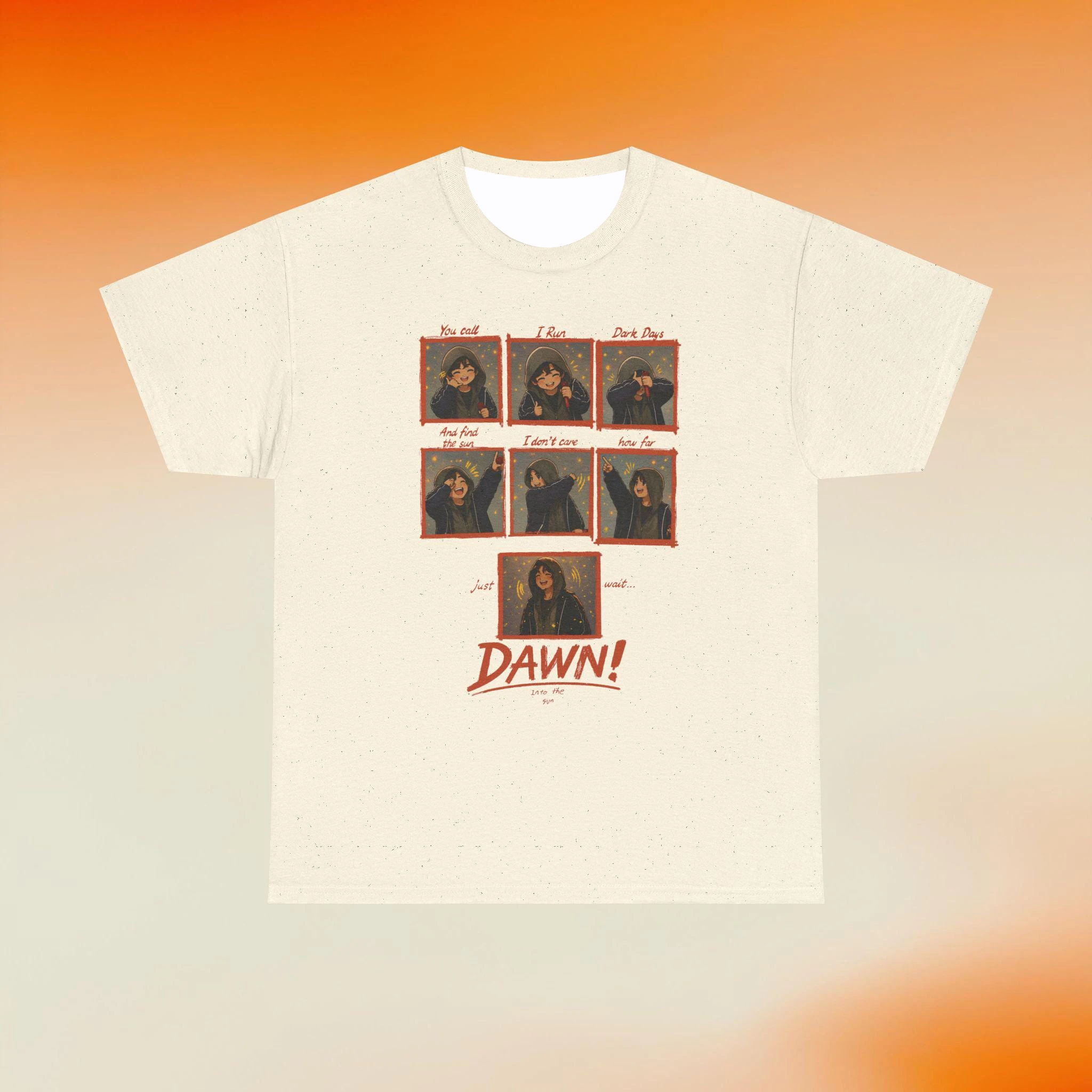 Koreanische Popkultur-inspirierte Sun Graphic Tee Fan-T-Shirts, einzigartiges Geschenk für K-Pop-Fans, lässiges Streetwear-T-Shirt – Detail 8