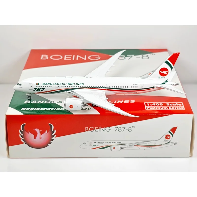 

Phoenix Diecast 1/400 Scale 11587 Bangladesh Airlines B787-8 S2-AJV Alloy Aircraft Model Toy Collectible Ornament Decoration