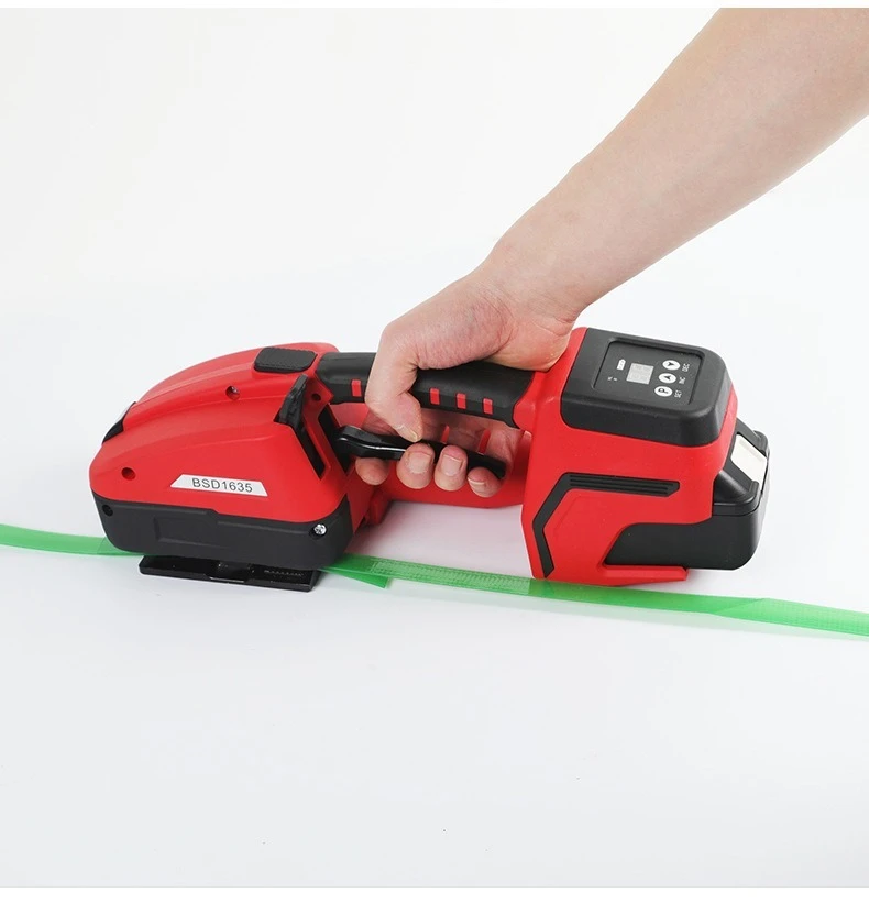 Machine Fits Makita 18V Battery, Ideal for Warehouse & Logistics Use Cordless PET Strap Hot Melt Bundling Tool Electric Packing