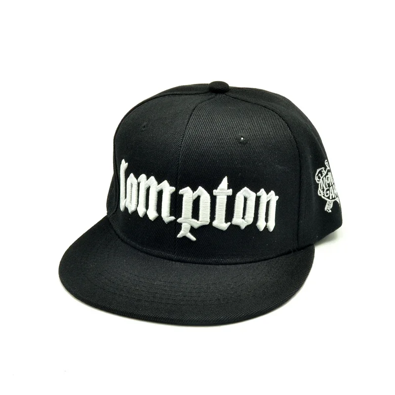 Compton men&women Snapback sport Baseball Cap Vintage Black letter Gangsta Hip-hop hat