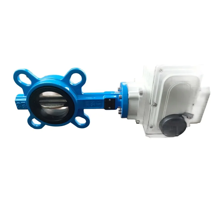 

D941X-16Q Electric Butterfly Valve Ductile Iron Soft Seal Double Flange Ball Ventilation Regulating Electric Butterfly Valve