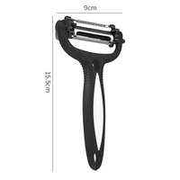 Carrot Potato Peeler Cutter Slicer 1PC New Multifunctional 360 Degree Rotary Peeler Kitchen Tool 3 in 1 Rotary Fruit Vegetable