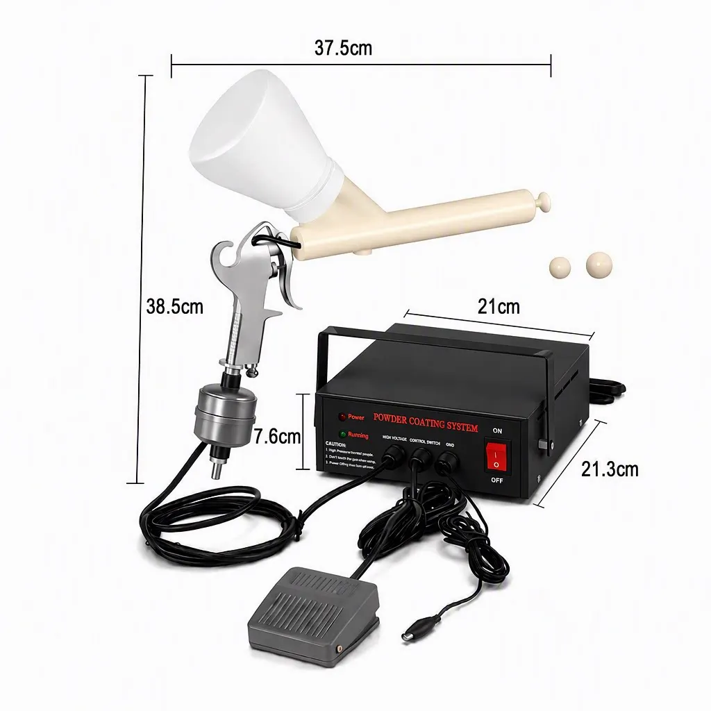 Electrostatic spraying machine PC03--5 gear adjustable, portable adjustable, sheet metal shell, small spraying equipment