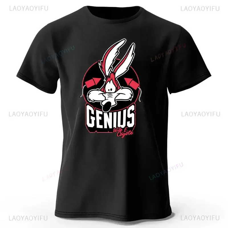 تي شيرت Wile E Coyote جرافيك للرجال والنساء Y2K Manga ملابس الشارع الشهير ملابس أنيمي موضة Harajuku الجمالية تي شيرت غير رسمي Camisetas #5