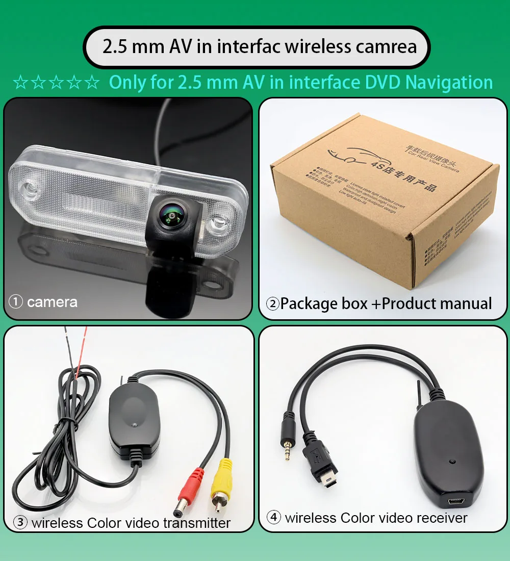 2.4 Ghz Wireless Rear View Fisheye Camera For Hyundai Sonata Viv / Prima /by TagAZ EF 2001~2005