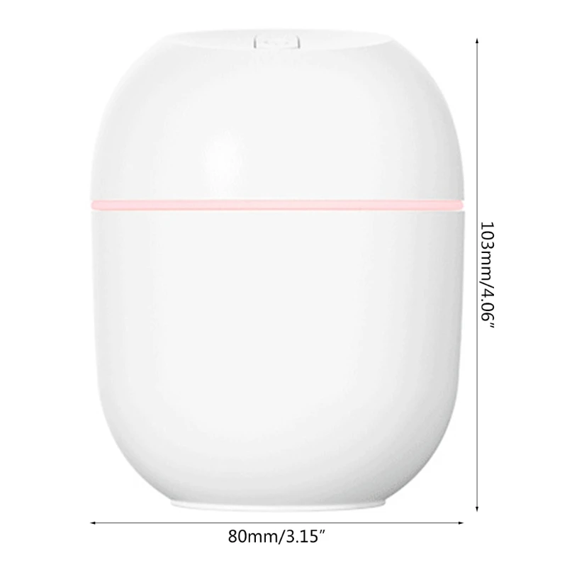 Di Động 220Ml Cho Điện Nano Máy Tạo Độ Ẩm Không Khí Máy Khuếch Tán Tinh Dầu USB Mát Phun Sương Với Bầu Không Khí Đèn Ngủ Cho Sức