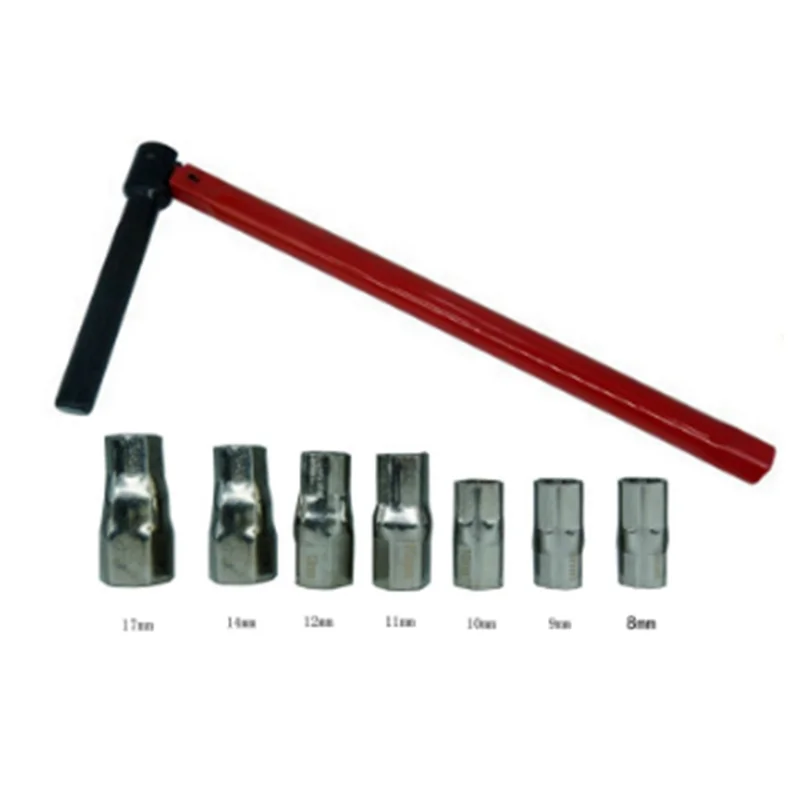 

AA05 Carbon Steel Tap Wrench Adapter Set Kitchen Bathroom Sink Faucet Valves Installation And Disassembly Wrench Tool 8-17Mm