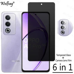 Privacy Screen Protector For Oppo A80 5G Anti-Spy Tempered Glass For Oppo A80 5G Camera Glass For Oppo A80 5G Glass 6.67 inch