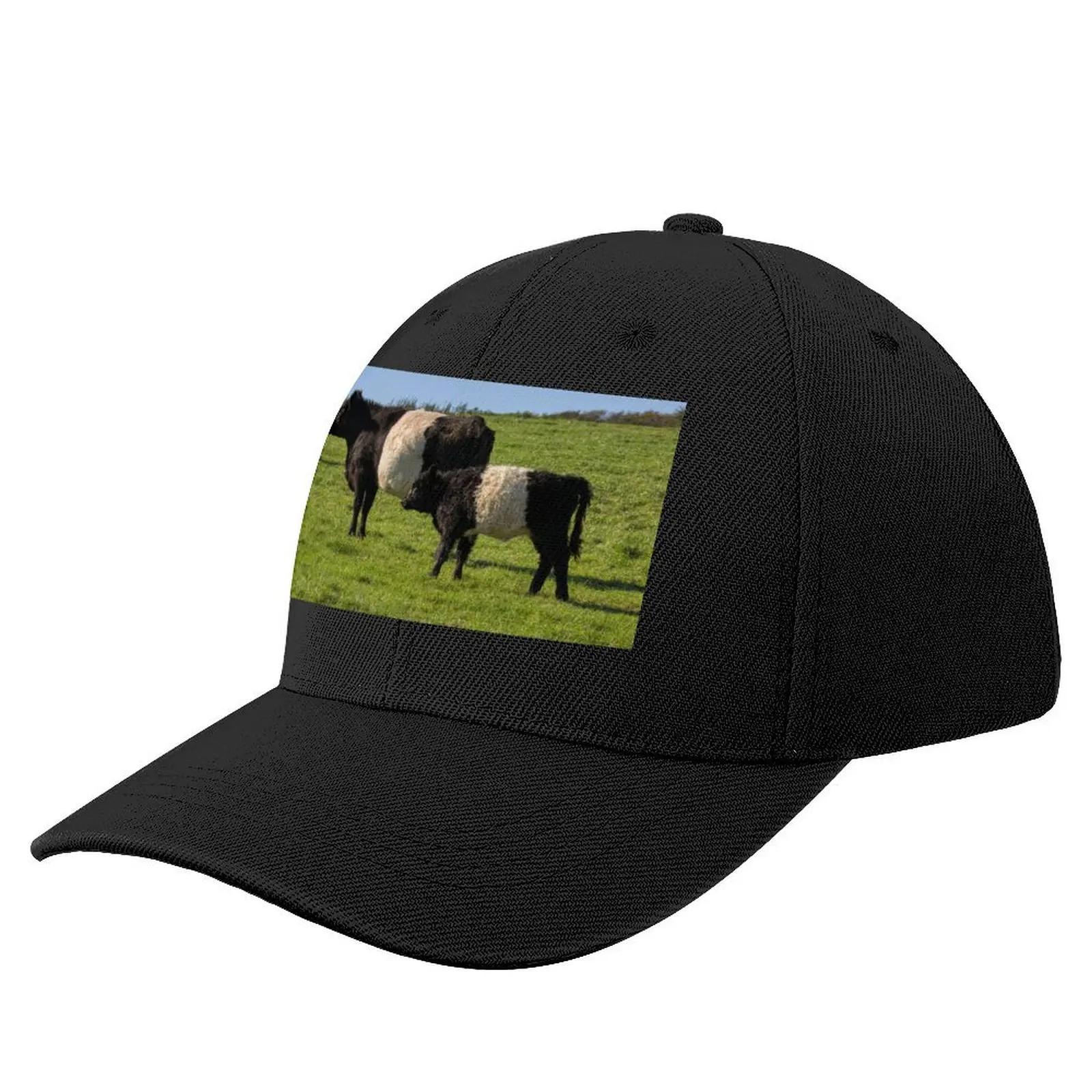 Belted Galloway Cattle Baseball Cap hiking hat Golf Hat Man Sunscreen Golf Wear Men Women's