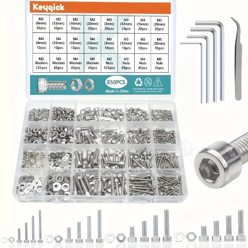 Diy Electronics Repair - 880개 고강도 프리미엄 스테인리스 스틸 M2