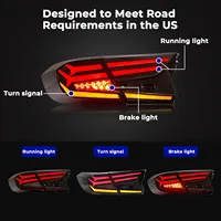 High qualityDK Motion LED Taillights 2017-2022 Car Rear Lamp Headlights Headlamp Tail Light for   Accord Inspire 10th 10.5th
