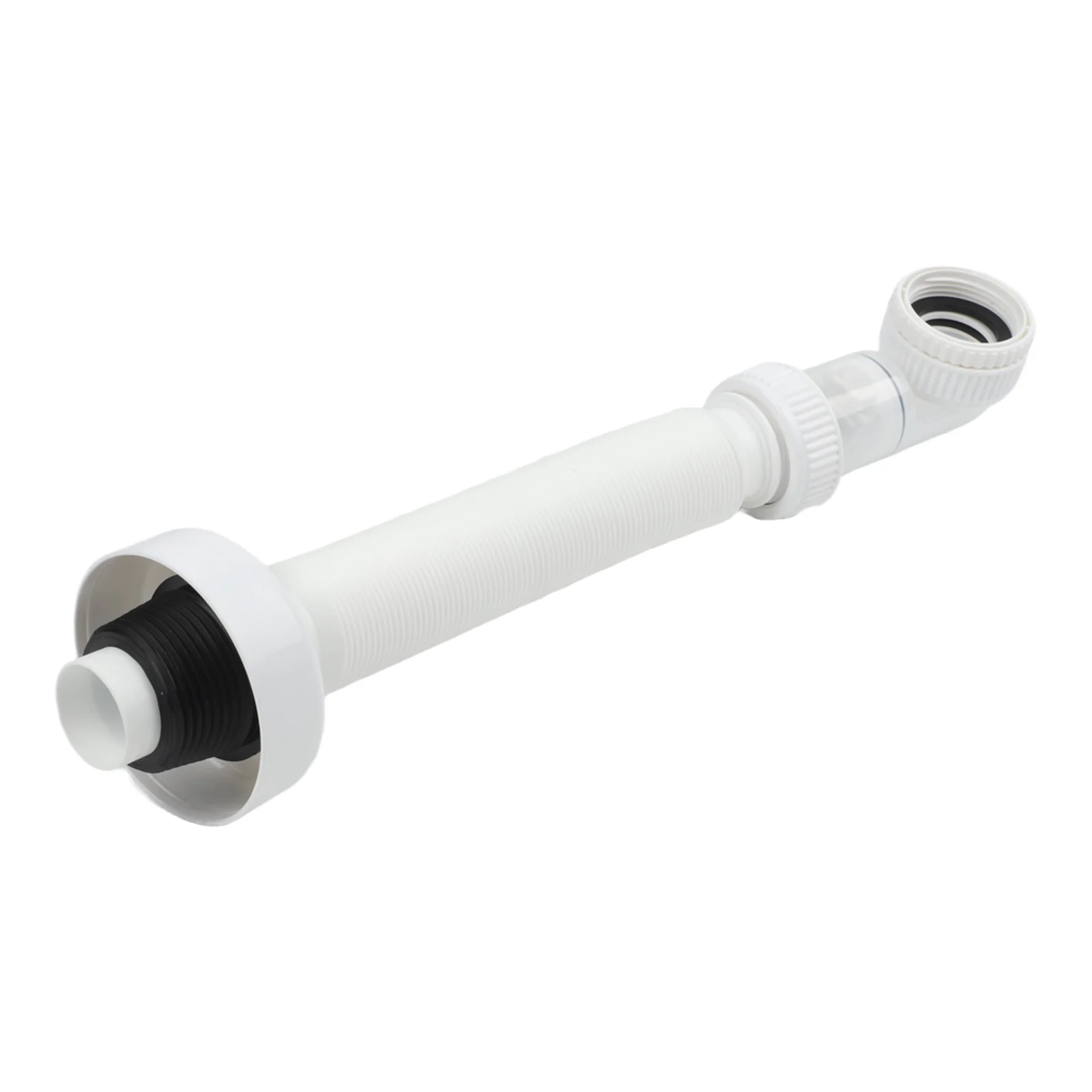 Flexible Drain Hose Siphon with Adjustable Design for Space Saving Fit on for g1 1/4 Waste Pipes in Multiple Applications