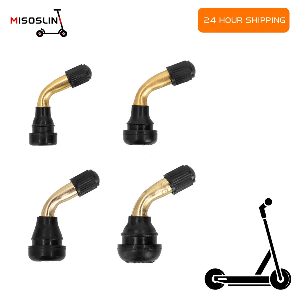 50Pcs Aluminum Tubeless Tyre Valve Stem PVR40 PVR50 PVR60 PVR70 Tire Valves Extension Adaptor For Xiaomi /for Ninebot E-Scooter