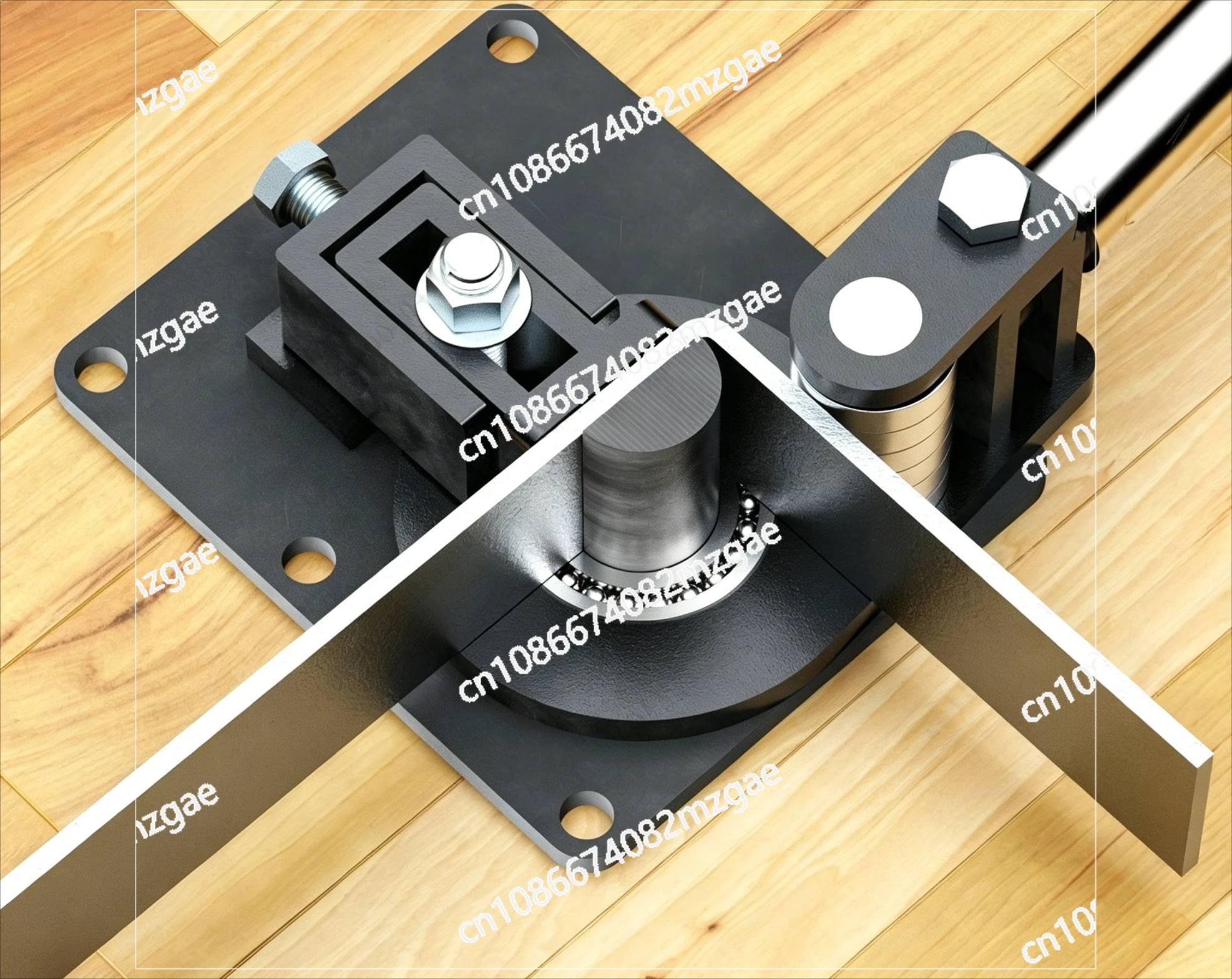 Manual Flat Iron Bending Machine 90 Degree Right Angle Bending Machine Copper Bar Elbow Bending Artifact Hand Processing Tool