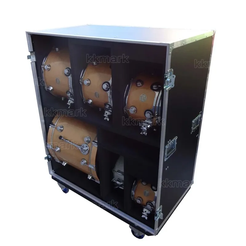 

Standard Kit Drum Flight Case with 7 Compartments
