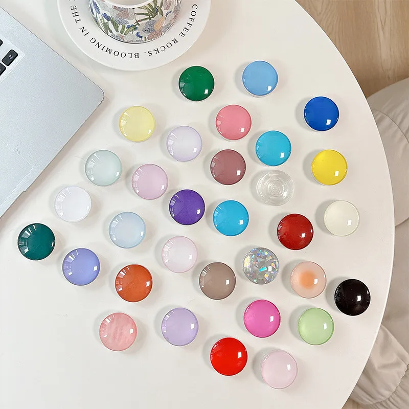 

Стеклянный прозрачный раскладной держатель для телефона, складная подставка-захват, крепление-держатель для пальца, аксессуары для всех телефонов