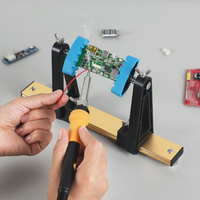 NEWACALOX 360° Rotated Magnetic Adjustable Circuit Board Holder Soldering Helping Hand for Clamping PCB/Desoldering/Soldering