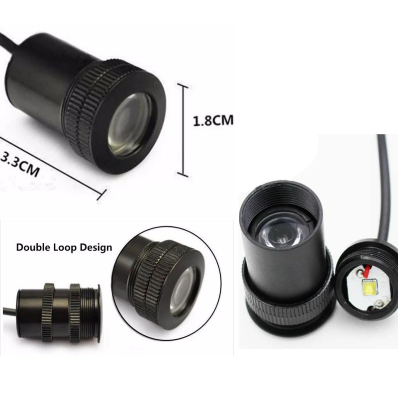 2 Stück LED-Autotür-Höflichkeitsbeleuchtung für Hyundai Tucson I10 I20 IX30 I40 IX35 Accent Kona Solaris Genesis G70 G80 G90 GV70 GV80 GV60 – Detail 5
