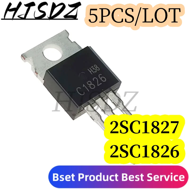 5PCS 2SC1826 C1826 2SC1827 C1827 TO-220 new original integrated circuit